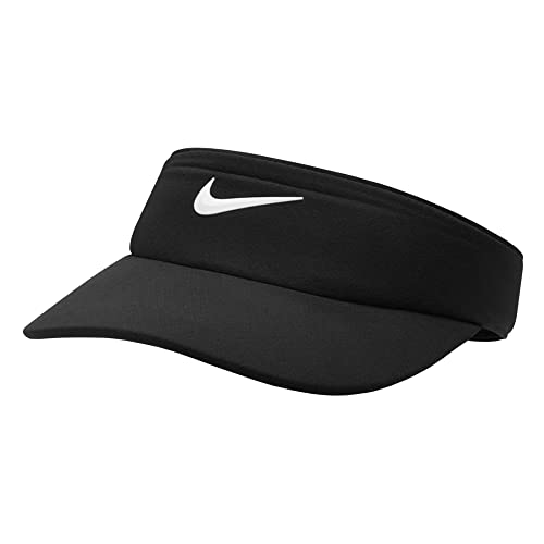 Nike 2023 Women Dri-FIT Aerobill Golf Visor Black/White One Size Fits All