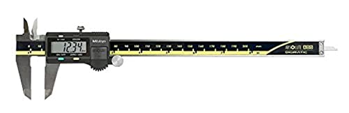Mitutoyo 500-197-30 Advanced Onsite Sensor (AOS) Absolute Scale Digital Caliper, 0 to 8'/0 to 200mm Measuring Range, 0.0005'/0.01mm Resolution, LCD