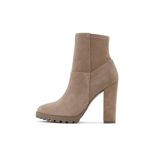 ALDO Women's Tianah Ankle Boot, Light Brown, 8