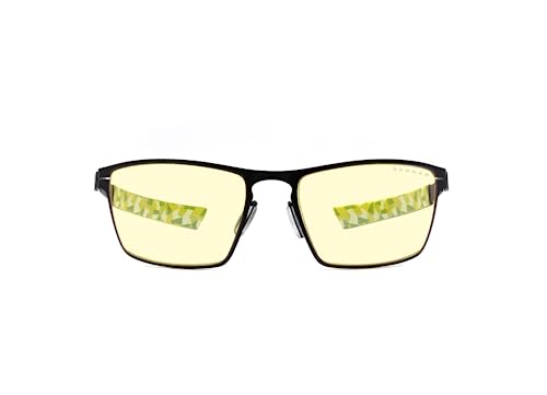 GUNNAR - Gaming Glasses - Blocks 65% Blue Light - ESL Blade, Onyx, Amber Tint
