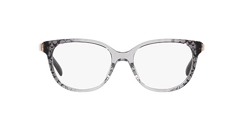 Coach HC6194U Universal Fit Prescription Eyewear Frames, Grey Gradient Signature C/Demo Lens, 52 mm