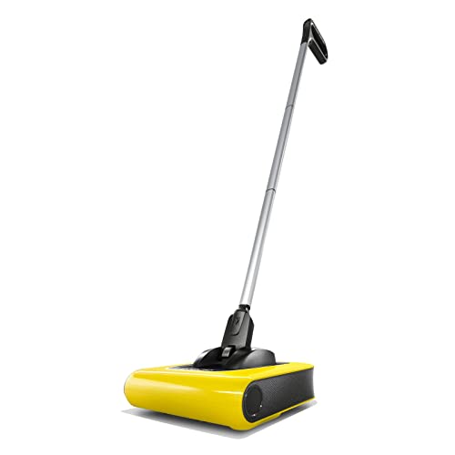 Kärcher - KB 5 Electric Floor Sweeper Broom - Multi-Surface - Lightweight and Cordless - Ideal for Fur, Hair, Dirt, & Debris - 8.25' Cleaning Width,Yellow