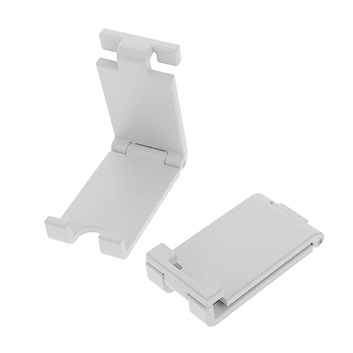 RORPOIR 2pcs Headphone Stand Headset Rack Headphones Hook Mount Headphone Rest Headphone Hook Stand Gamepad Hanger Headphone Holder for Desk Plastic Hooks Dual Earphones The Host White Abs