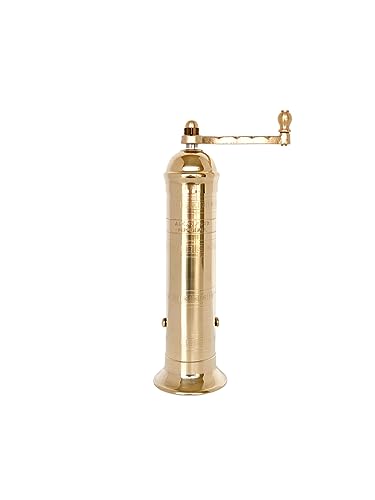 The Original Greek Salt and Pepper Mill (Brass, 8-Inch Pepper)