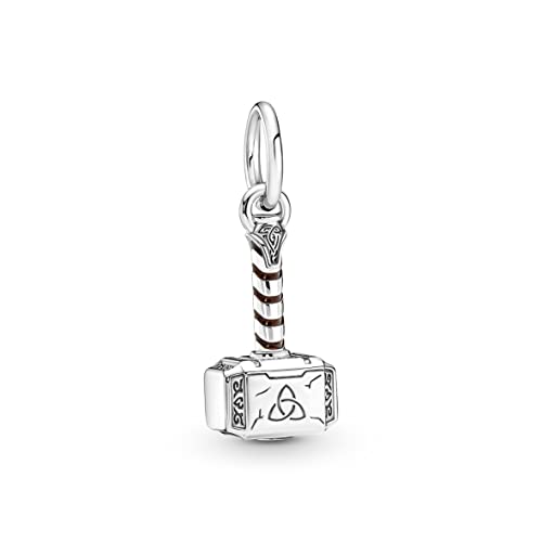 PANDORA 790483C01 Marvel The Avengers Thor's Hammer Dangle Charm