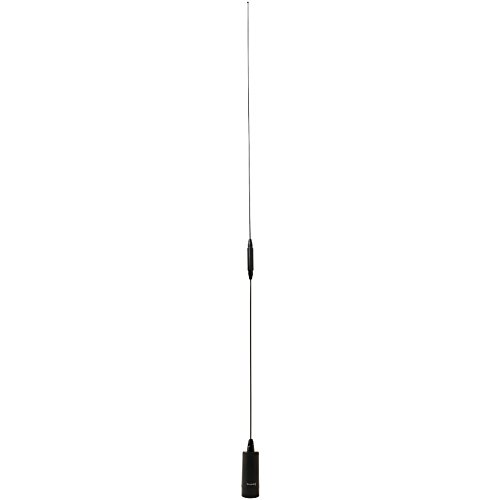 Tram-Browning BR-180-B Amateur Dual Band NMO Antenna 2.4dBd 144MHz–148MHz/5.5dBd 430MHz–450MHz, Black