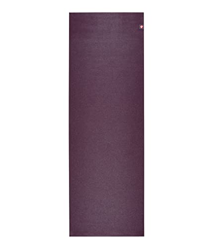 Manduka eKO Superlite Yoga Mat for Travel - Lightweight, Easy to Roll and Fold, Durable, Non Slip Grip, 1.5mm Thick, 71 Inch, Acai Purple, 71' x 24'