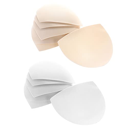 6 Pairs Bra Cups Bra Pads Underlayment Push up Pads Bra Fillers Bikini Pads Braslets Lingerie Bra Wire Bra White Bras Workout Bra Insert Sports