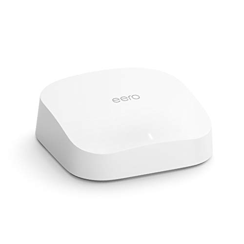 Amazon eero Pro 6 mesh Wi-Fi 6 router | Fast and reliable gigabit speeds | connect 75+ devices | Coverage up to 2,000 sq. ft. | 2020 release