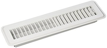 Rocky Mountain Goods Floor Register 2” X 12” - Heavy Duty Walkable register - Premium Finish - Easy adjust air supply lever - Vent - Made for 2 Inch by 12 Inch Duct Size (White)