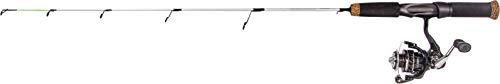 Frabill Ice Hunter Predator Spinning Combo 38' Heavy Action, Black