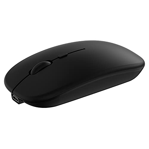 Xukinroy Wireless Bluetooth Rechargeable Touchpad Mouse, Black, 11 x 5.8 x 2.7 cm