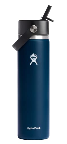 Hydro Flask 24 Oz Wide Flex Straw Cap Indigo