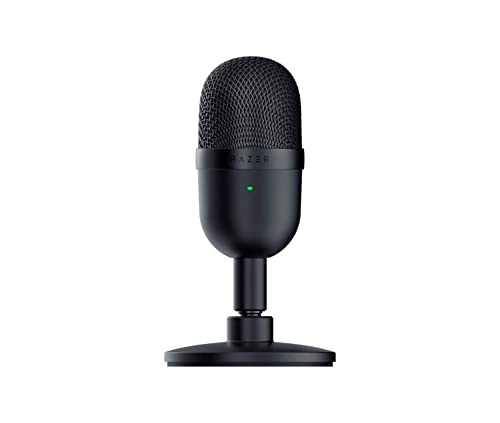 Razer Seiren Mini Ultra-Compact USB Streaming Microphone: Shock Resistant - Black (Renewed)