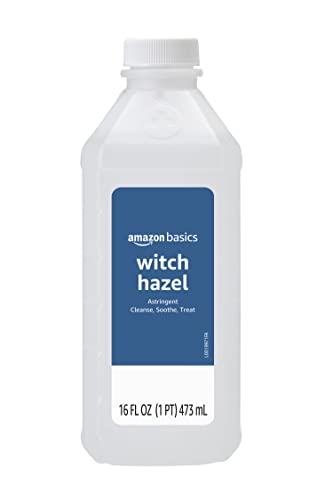Amazon Basics Witch Hazel USP Astringent, Unscented, 16 Fluid Ounces (Previously Solimo)