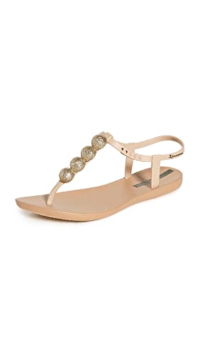 Ipanema Women's Disco Sandal - Fashionable, Comfortable, Versatile & Eco-Friendly Summer Footwear, Beige, Size 8