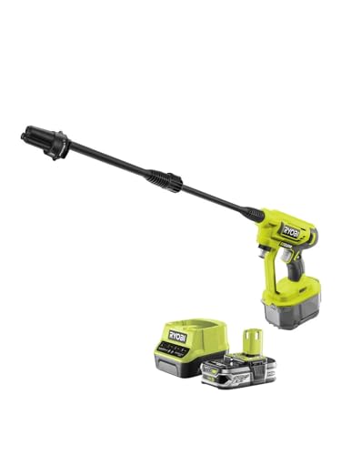 RYOBI RY120352K ONE+ 18-Volt 320 PSI 0.8 GPM Cold Water Cordless Power Cleaner - 4.0 Ah Battery and Charger Included