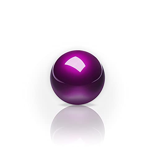 Perixx PERIPRO-303GP Small Trackball, 1.34 Inches Replacement Ball for Perimice and M570, Glossy Purple