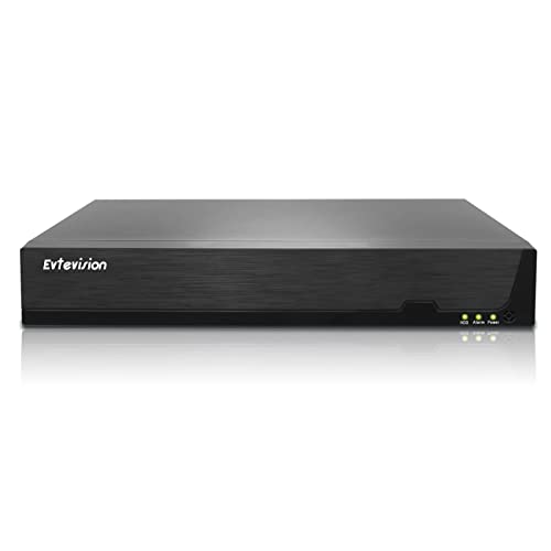 Evtevision 16 Channel Security CCTV DVR,1080p Lite 5-in-1 Hybrid Video Recorder for 2MP AHD TVI CVI CVBS Analog IP Security Cameras,Motion Alerts,Remote Access,NO HDD
