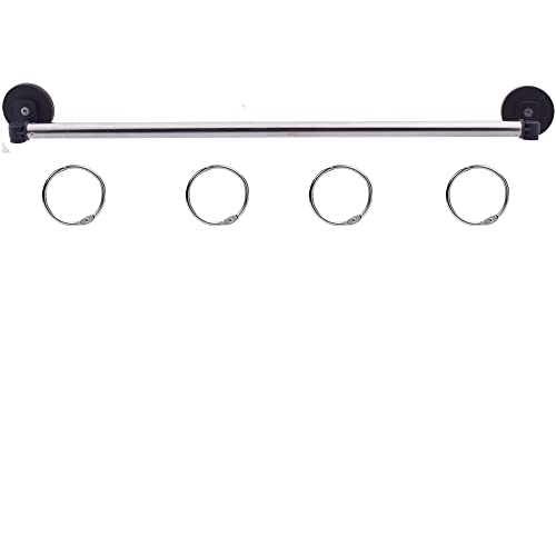 YYST TYPE A 29' (74CM) Magnetic Anchor Chart Holder Adjustable Magnetic Date Cards Holder Calendar Holder for Kids Crafts, Classroom Calendar, Classroom Decor W O Rings (Black - 1)