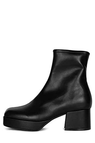 Jeffrey Campbell Womens Capacity Zip Up Mid-Calf Boots Black 7 Medium (B,M)