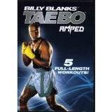 BILLY BLANKS TAE BO AMPED - 5 Workouts DVD Set - Jump Start Cardio, Fat Burn Accelerator, Full Throttle, Core Express & Live in LA