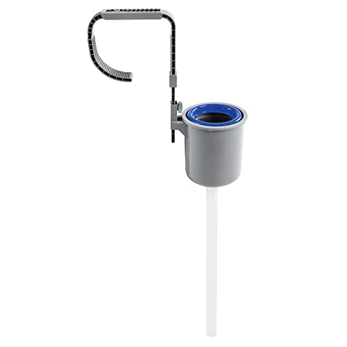 Bestway Flowclear Wall Mount Surface Skimmer | Cleans Above Ground Pools | Attracts Floating Debris, One Size, Grey