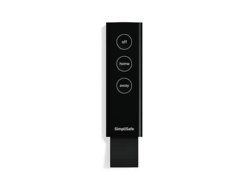 SimpliSafe KeyFob - Arm and Disarm Remotely - Built-in Panic Button - Compatible with SimpliSafe Home Security System - Latest Gen