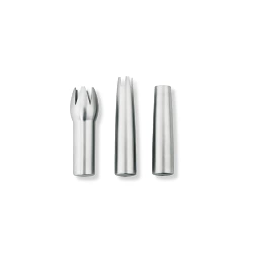 iSi Heavy Duty Presentation Decorator Tips for iSi Gourmet Whippers, Set of 3, Stainless Steel