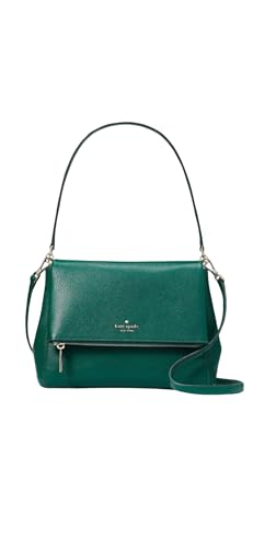 Kate Spade Leila Meduim Flap Shoulder Bag (Deep jade)