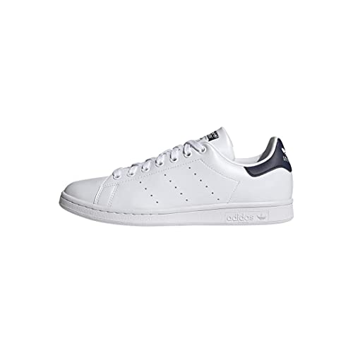 adidas Originals Men's Stan Smith (End Plastic Waste) Sneaker, White/White/Collegiate Navy, 9