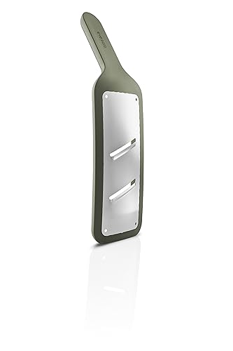 EVA SOLO | Green tools grater slicer | Anti-slip rubber feet for stability on a chopping board or in a bowl | green
