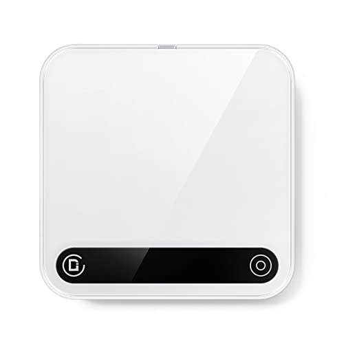 DiFluid Microbalance Ti Coffee Scale with Flow Rate Display Auto-Detect Timing, OTA Updates DiFluid Café APP, 3kg/0.1g High Precision, Tare Function (Microbalance Ti) (Microbalance)