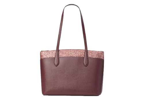 Kate Spade New York Flash Glitter Tote (Cherrywood)