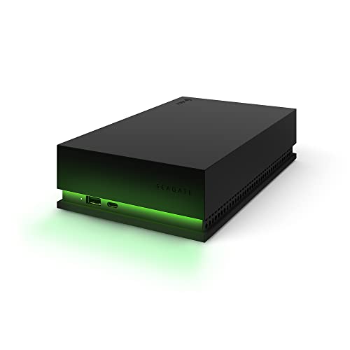 8TB Seagate Game Drive Hub External HDD for Xbox - USB 3.2, Dual USB-C/A, LED Lighting, 3 Year Rescue Services