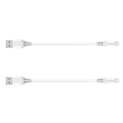 Short iPhone Charging Cable (2Pack 7Inch) USB Charger Cord for Apple Lightning for iPhone 14/13/ 12/11/Xs Max/Xr/X/8/7/6/6s Plus/SE/5c/5s/5,for iPad Air Pro/Air/Mini Charging Wire