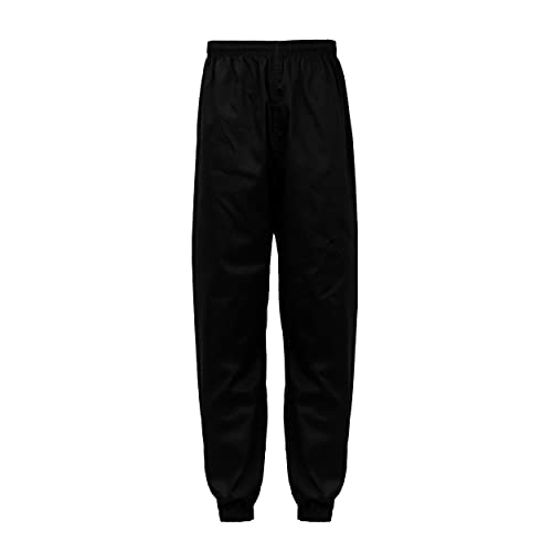 UFG Ultimate - Kung Fu Pant Cotton Polyester Blended Less Wrinkle Tailored Fitting (4, Black)