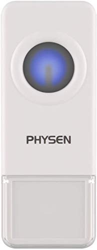 Wireless Doorbell Transmitter PHYSEN Single Push Botton for Entrance Bell White Without Receiver (3 in, White)