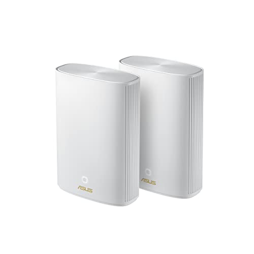 ASUS ZenWiFi AX Hybrid Powerline Mesh WiFi 6 System (XP4) - Whole Home Coverage up to 2,750 Sq.Ft. & 4+ Rooms for Thick Walls, AiMesh, Lifetime Security, Easy Setup, HomePlug AV2 MIMO Standard