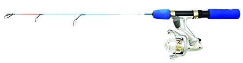 Eagle Claw Patriot Ice Fishing Combo, Red/White/Blue, 24-Inch