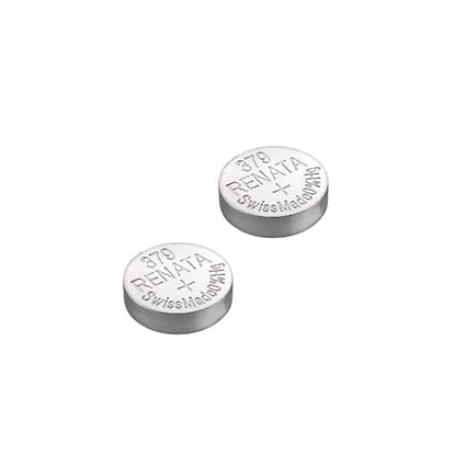 Renata 379 SR521SW Batteries - 1.55V Silver Oxide 379 Watch Battery (2 Count)