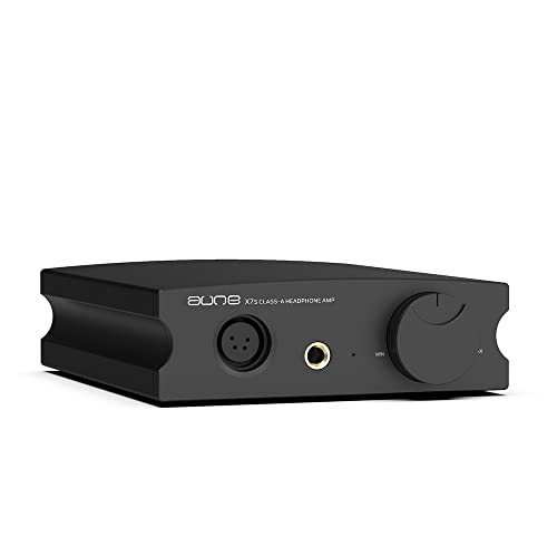 aune X7s 2021 Class-A Headphone Amplifier with Balanced XLR Out 6.35mm Headphone Out/RCA Preamp Out Line Out/RCA Line in, 3 Gain Levels, for Headphones/Earphones/IEMs/Active Speakers/Power Amps