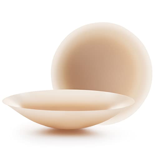 Nippies Extra Nipple Covers for Women – Adhesive Silicone Bra Pasties, Caramel (One Size)