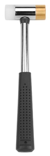 Wheeler 1' Nylon and Brass Hammer with Dual Heads for Gunsmithing