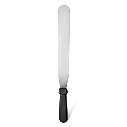 New Star Foodservice 38101 Straight Icing Spatula, 12-Inch Blade, 17-Inch Overall, Silver
