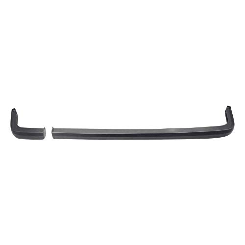 Rear Bumper Lip Compatible with 1988-1991 Honda Civic, Black PU Rear Lip Finisher Under Chin Spoiler Underspoiler Splitter Valance Underbody Bumper Fascia Add On by IKON MOTORSPORTS, 1989 1990