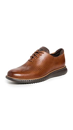 Cole Haan mens 2.zerogrand Laser Wing Oxford, British Tan/Java, 10.5 US