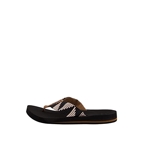 Reef womens Reef Spring Woven Flip Flop, Pebble, 9 US