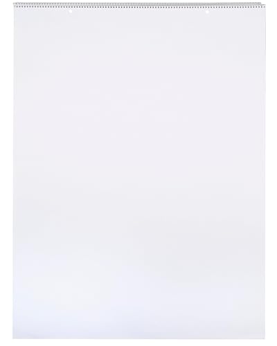 School Smart - 85325 Chart Tablet, 24 x 32 Inches, Unruled, 25 Sheets,White