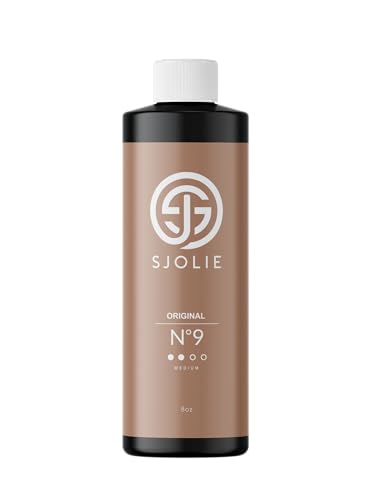 SJOLIE Spray Tan Solution - No. 9 - Medium Hydrating Tanning Spray | Sunless Tanner for Long Lasting, All Natural Glow (8oz)